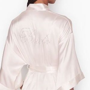 VS satin bride robe